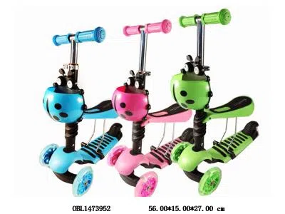 甲虫多功能滑板车  3色混装_OBL1473952