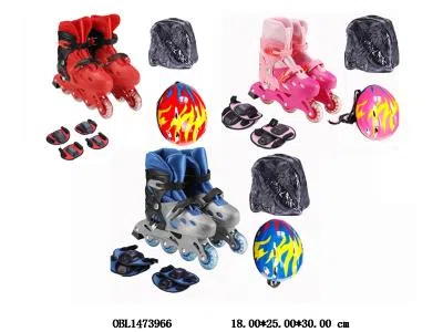 溜冰鞋套装   3色混装_OBL1473966