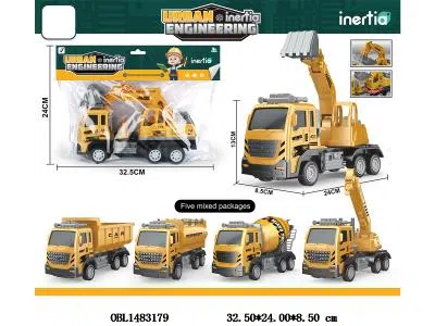 惯性工程车 5款混装_OBL1483179