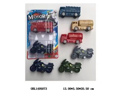 2只庄回力摩托车/油 车   3款混装_OBL1495073