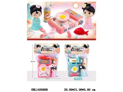 芭芘公仔厨具套装   2色混装_OBL1495808