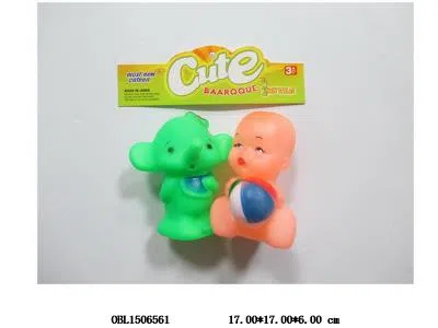 2只庄搪塑动物/公仔带BB哨_OBL1506561