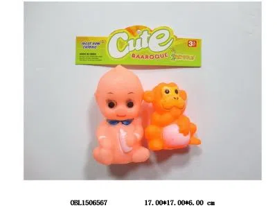 2只庄搪塑动物/公仔带BB哨_OBL1506567