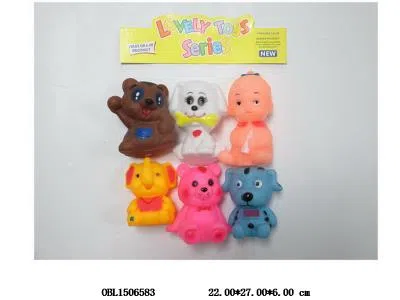 6只庄搪塑动物/公仔带BB哨_OBL1506583