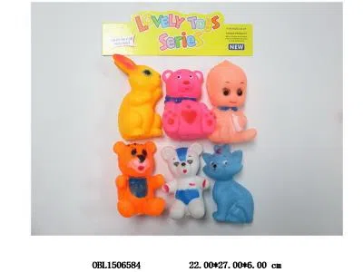 6只庄搪塑动物/公仔带BB哨_OBL1506584