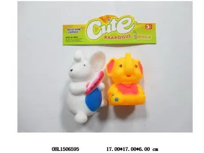 2只庄搪塑动物带BB哨_OBL1506595
