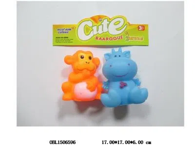 2只庄搪塑动物带BB哨_OBL1506596