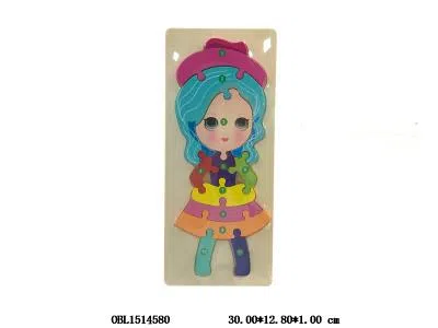 木制卡通立体拼图  混装_OBL1514580