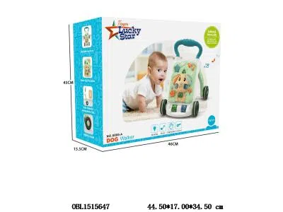 多功能萌萌狗学步车
 3*AA不包电 ABS材质 2色混装_OBL1515647