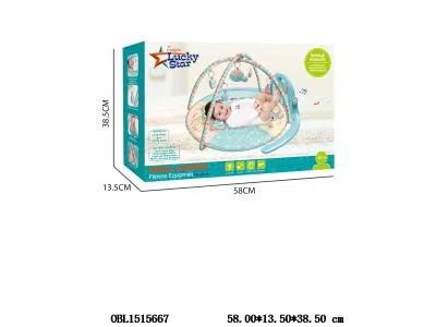 小小花园健身架
带灯光音乐配摇铃/挂件 
 3*AA不包电_OBL1515667