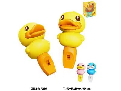 口哨  小黄鸭 正版授权 2色混装_OBL1517239
