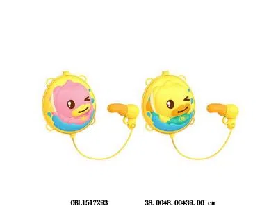 背包水枪 小黄鸭 正版授权 2色混装_OBL1517293