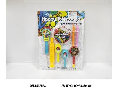 乐器组合 吉他 方笛 鼓拍 摇鼓 2*沙锤 2*笛子_OBL1537863