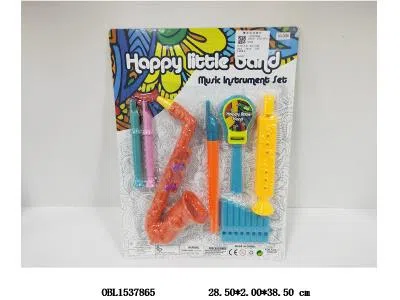 乐器组合 2*笛子 鸟笛 方笛 萨克斯 八音口哨 吉他_OBL1537865