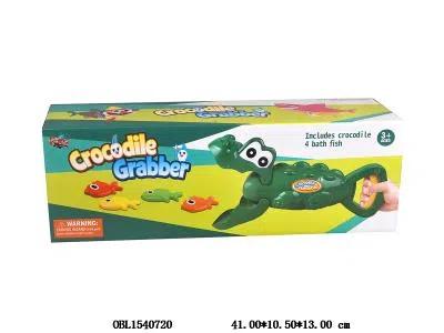 按压鳄鱼抓夹配4条小鱼_OBL1540720