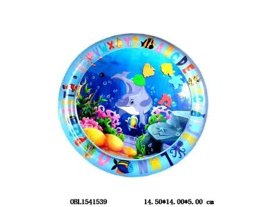儿童益智充气圆形海豚款拍水垫_OBL1541539