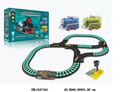 电动夜光轨道车套装带灯光声音 2*AA无包电_OBL1547164