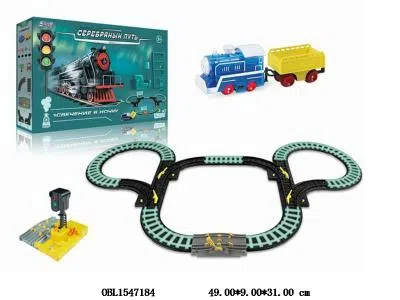 电动夜光轨道车套装带灯光声音 2*AA无包电_OBL1547184