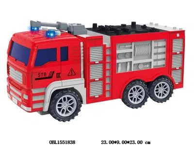 惯性喷水水枪车带灯光音乐 3*AG13包电_OBL1551838