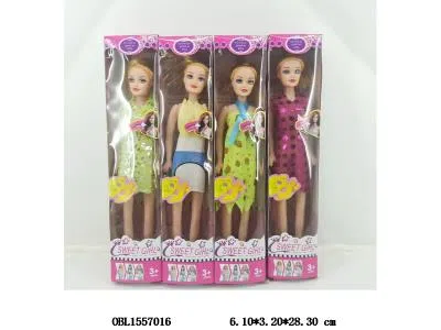 11寸实身芭芘  主体衣服1款1色 4款混装_OBL1557016