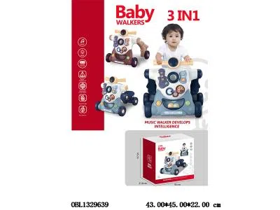 二合一婴儿学步车带灯光音乐 2*AA无包电_OBL1329639