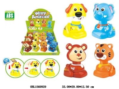 按压动物 12只装1展示盒 4款混装_OBL1560929