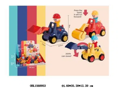 按压工程车 9只装1展示盒 3款混装_OBL1560953