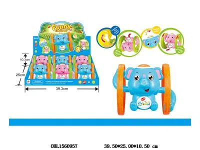 上链动物带灯光音乐 3*AG13包电 6只装1展示盒 2色混装_OBL1560957