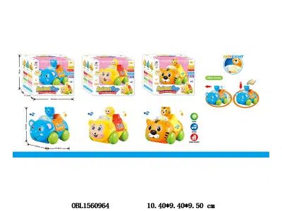 按压动物车带灯光音乐 3*AG13包电 3款混装_OBL1560964