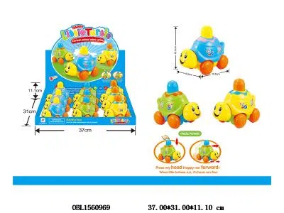 按压动物 9只装1展示盒 3色混装_OBL1560969