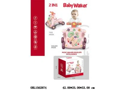 2合1婴儿学步车带灯光音乐 2*AA无包电_OBL1562874