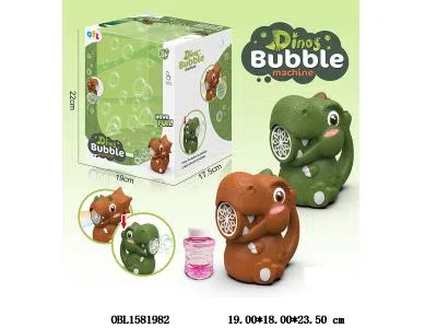 霸王龙电动泡泡枪套装 4*AA不包电 2色混装_OBL1581982