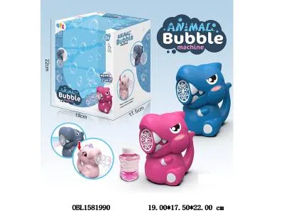 鲨鱼电动泡泡枪套装 4*AA不包电 2色混装_OBL1581990