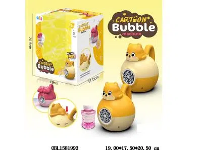 小熊电动泡泡枪套装 4*AA不包电 2色混装_OBL1581993