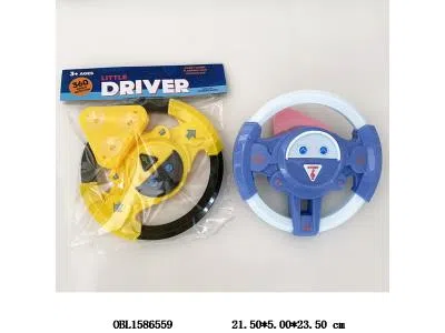 电动方向盘套装带灯光声音 2*AA不包电 2色混装_OBL1586559