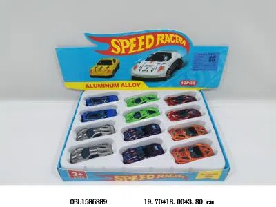合金滑行车12只装一展示盒 6款混装_OBL1586889
