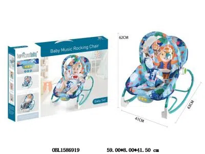 婴儿摇椅带灯光音乐 震动 适装3xAA不包电_OBL1586919
