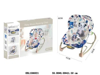 婴儿摇椅带灯光音乐 震动 适装3xAA不包电_OBL1586921