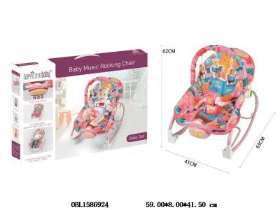 婴儿摇椅带灯光音乐 震动 适装3xAA不包电_OBL1586924