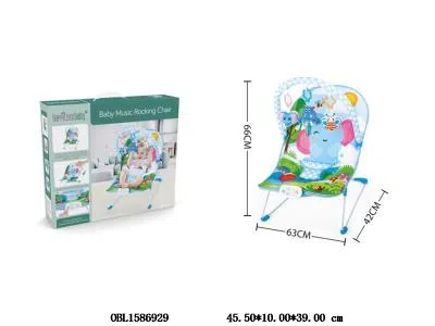 婴儿摇椅带灯光音乐 震动 适装3xAA不包电_OBL1586929