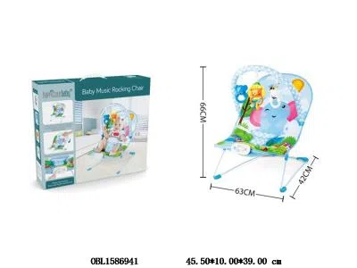 婴儿摇椅带灯光音乐震动  适装3xAA不包电_OBL1586941