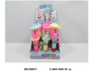 中文版手摇旋转木马带灯光 2*AG3包电 12支装一展示盒 3色混装_OBL1586977