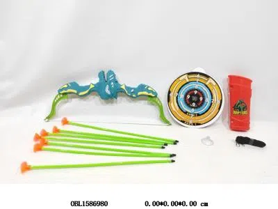 弓箭套装带灯光声音 3粒纽扣电池包电_OBL1586980