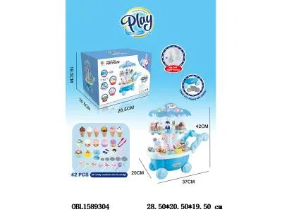 雪糕车套装带灯光音乐 3*AA不包电_OBL1589304