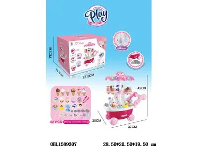 雪糕车套装带灯光音乐 3*AA不包电_OBL1589307