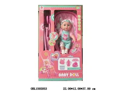 11寸全搪胶活眼肥童公仔套装带IC 主体衣服多款多色混装_OBL1592053