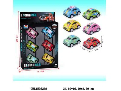 6只庄合金回力车 6款混装_OBL1592268