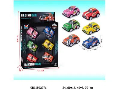 6只庄合金回力车 6款混装_OBL1592271