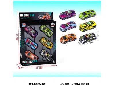 6只庄合金回力车 6款混装_OBL1592310