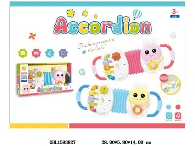 手风琴带灯光音乐 3*AA不包电 2色混装_OBL1593827